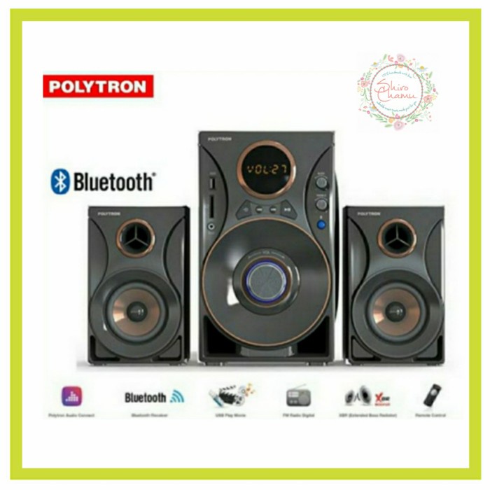Polytron Speaker Pma 9310 Multimedia Audio Subwoofer Aktif Bluetooth