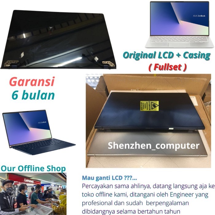 Promo Lcd Asus Ux433 Ux433F Ux433Fa Ux433Fn Ux433Flc Ux433Fac Original1
