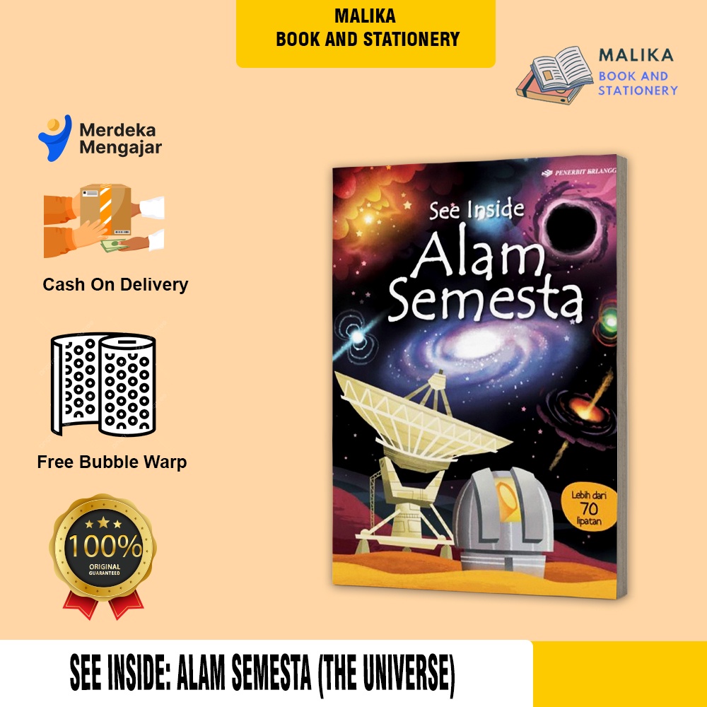 Buku Aktivitas Belajar Anak See Inside Alam Semesta (The Universe) Anak Tk Paud