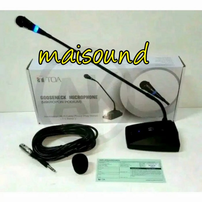 MIC MEJA PODIUM TOA ZM 380 AS ORIGINAL MICROPHONE TOA ZM 380AS ZM380AS