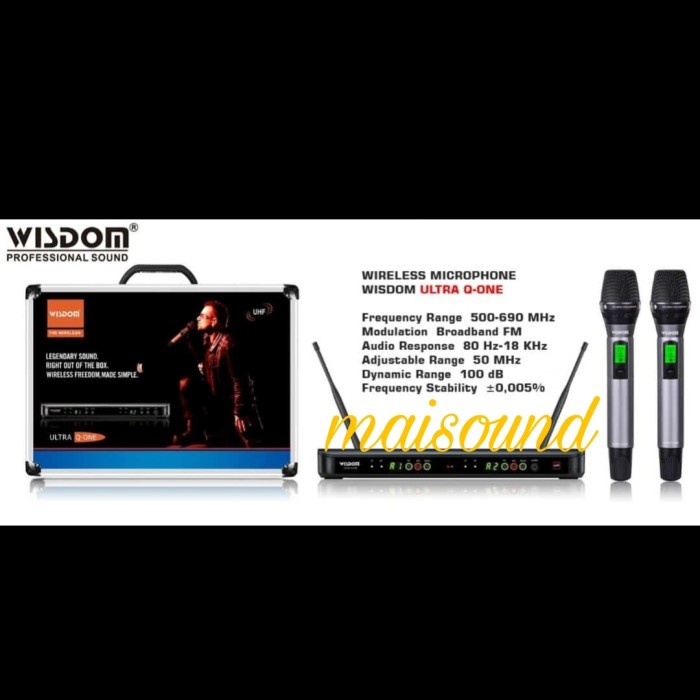 MIC WIRELESS WISDOM ULTRA Q ONE HANDHELD MICROPHONE WISDOM ULTRA QONE