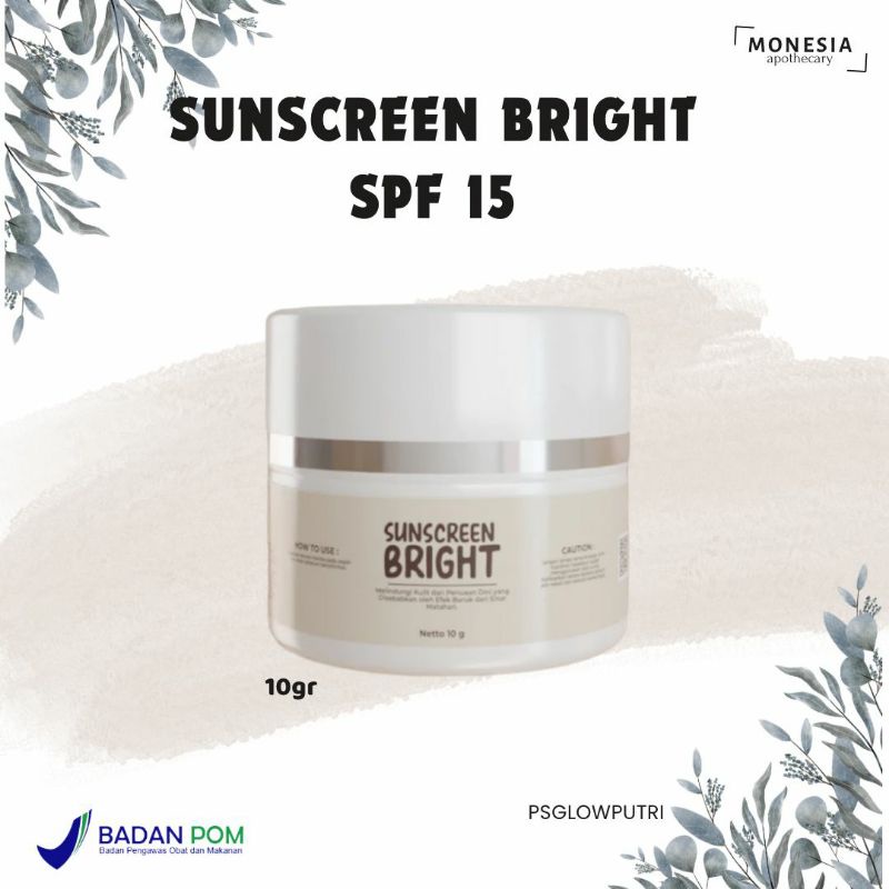 MONESIA SUNSCREEN SPF 15// SUNSCREEN SPF15+