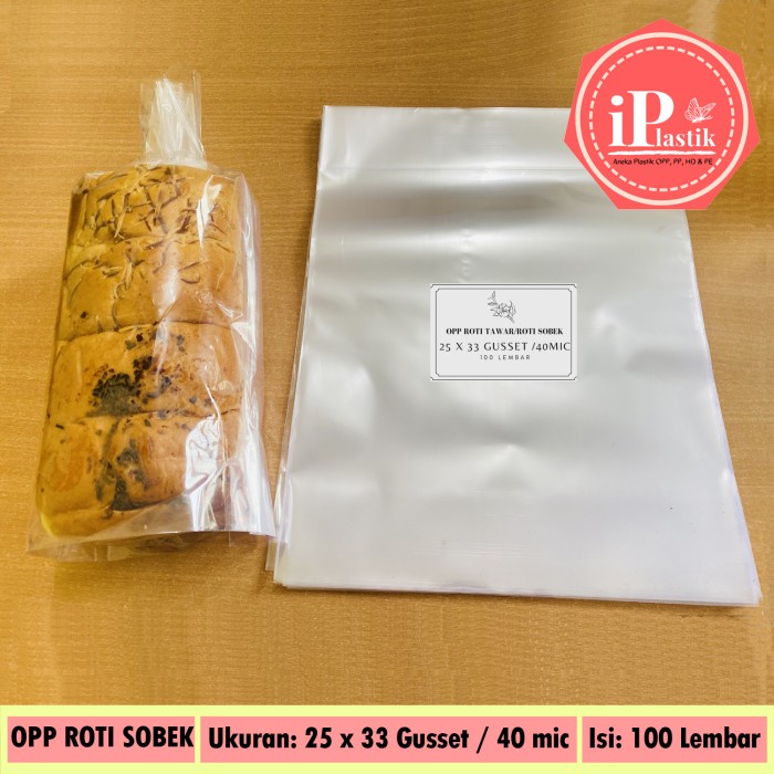 

Promo Plastik Opp Roti Tawar/ Roti Sobek/ Roti Sisir 25 X 33 Cm Tebal 40 Mic Terbaru