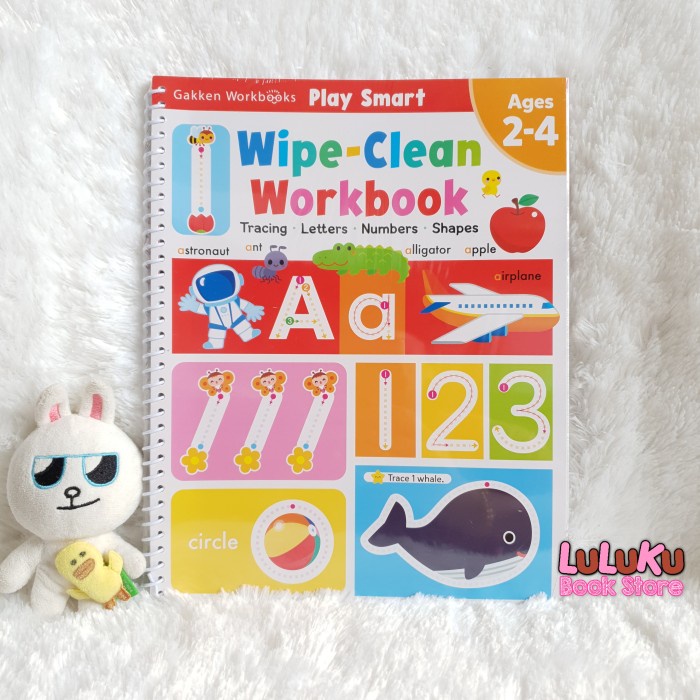 

Buku Anak Gakken Workbooks Play Smart Wipe - Clean Workbook Ages 2-4