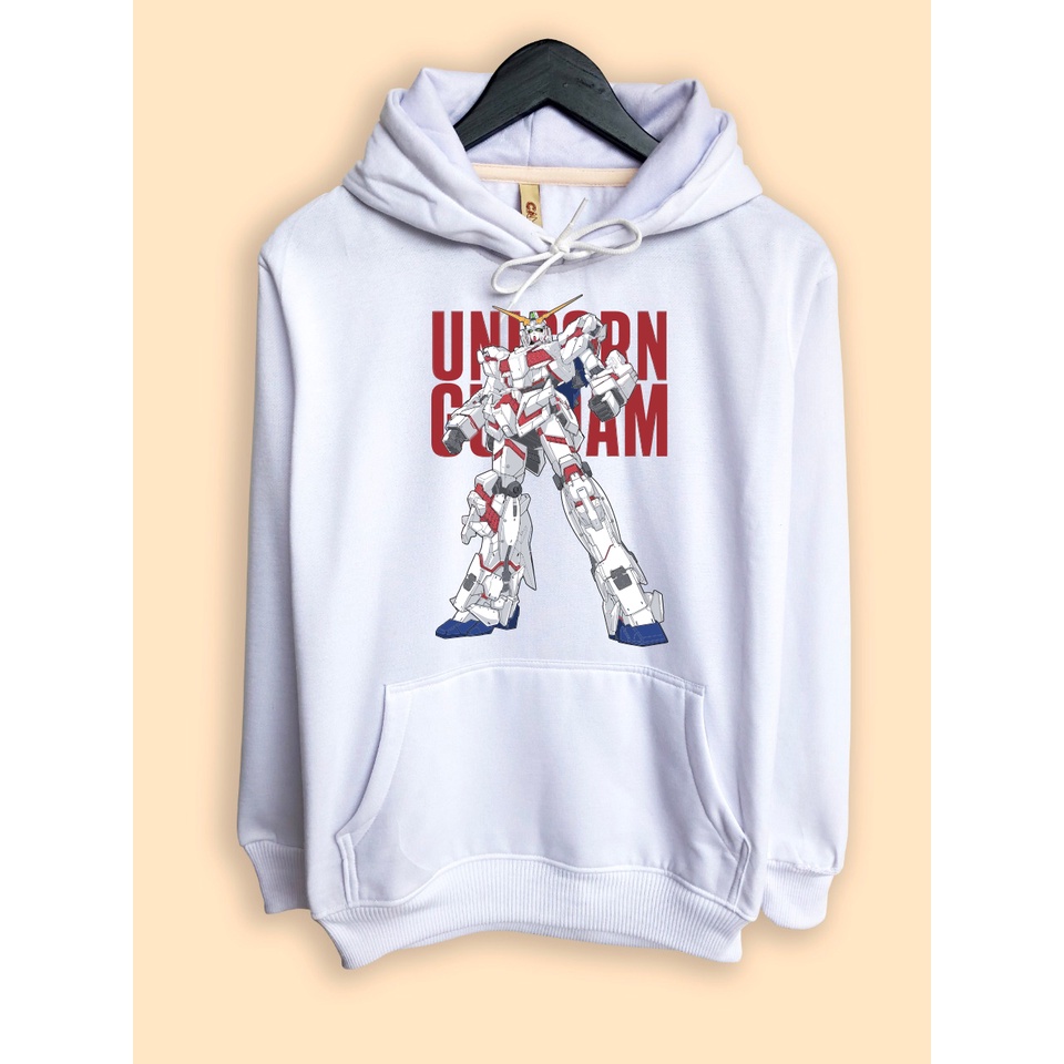 Jaket Hoodie Anime Unicorn Gundam