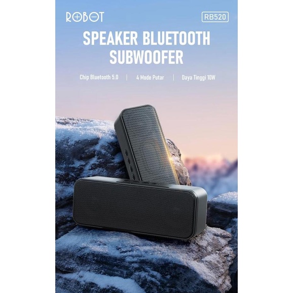 Robot RB520 Portable Bluetooth Speaker 10W Subwoofer (New RB220 RB420)