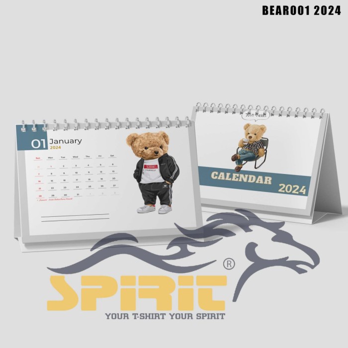 

Terlaris Kalender Meja Lucu 2024 Desk Calender 2024 Motif Bear Unik Estetik Promo Terbaru