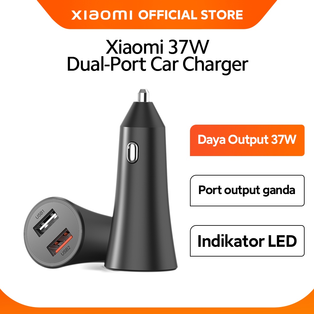 Official Xiaomi 37W Pengisi Daya Mobil Port Ganda Indikator LED
Moonlight Pengisian Daya Cepat