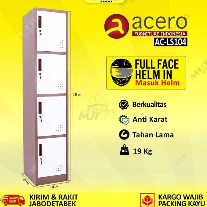 

Acero Ac-Ls104 Loker Besi 4 Pintu Locker Besi 4 Pintu Stok Terbatas
