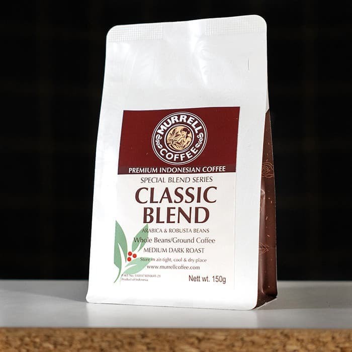 

Classic Blend Kopi Bubuk / Biji Murni Murrell Coffee