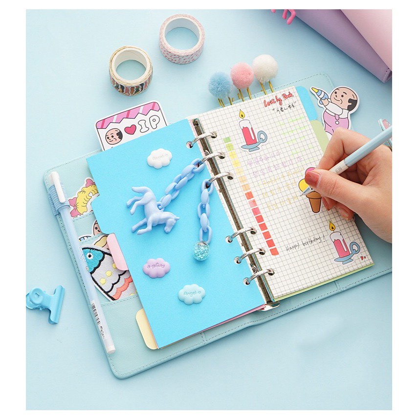 

[Lunebelleid] Diy Diary Book Planner C / Buku Binder Journal Diary Lengkap Dengan Stier