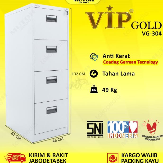 

Trend Vip Gold Vg-304 Filling Cabinet 4 Laci Filing Kabinet 4 Laci Limited Edition