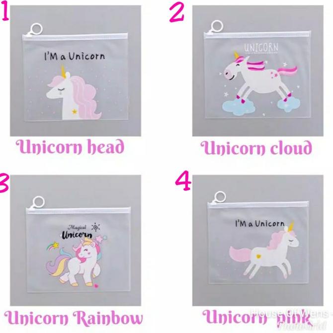 

Trend Zipper Bag Transparant Unicorn - Map Transparant Unicorn Berkualitas