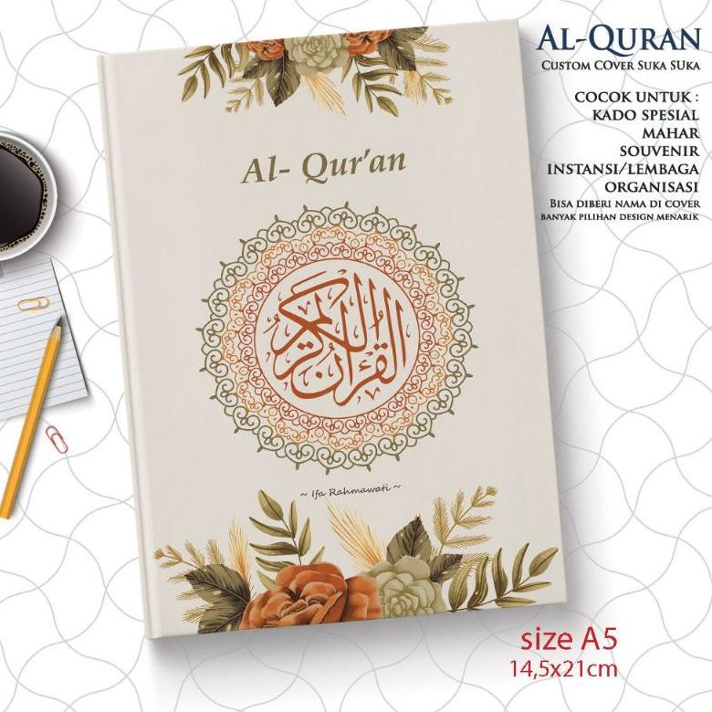 

Berkualitas Al Quran Custom Nama Cover Suka Suka Bisa Tulis Nama Ukuran A5 ( Sedang ) ,,