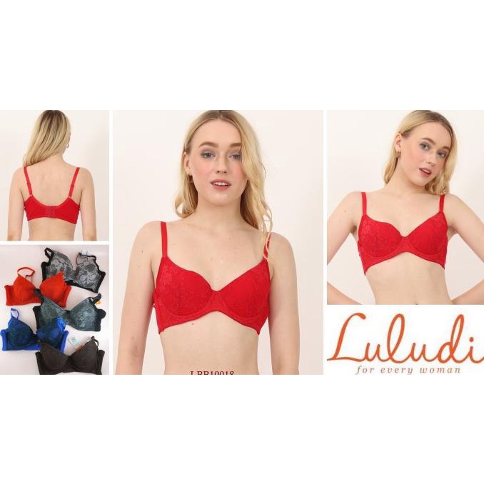 BRA WANITA RENDA KAWAT BUSA TIPIS FULL CUP LULUDI WACOAL LBB10018