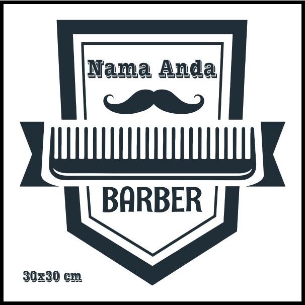 

HOT DEAL CUSTOM STICKER BABERSHOP LARGE SIZE CUSTOM SUKA SUKA !!!!