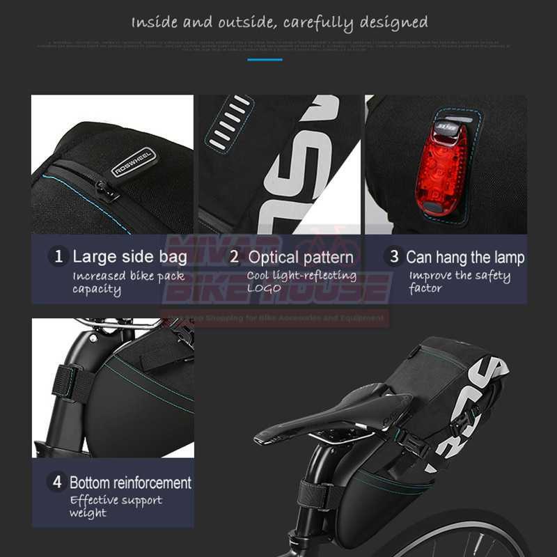 Roswheel Tas Sadel Sepeda Mtb Roadbike Waterproof Size 8L