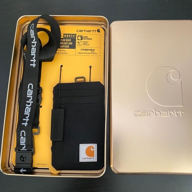 

✨Ready Carhartt Nylon Duck Id Card Holder Lanyard 100 Original Limited