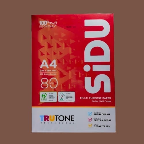

Kertas A4 80 Gram Sidu