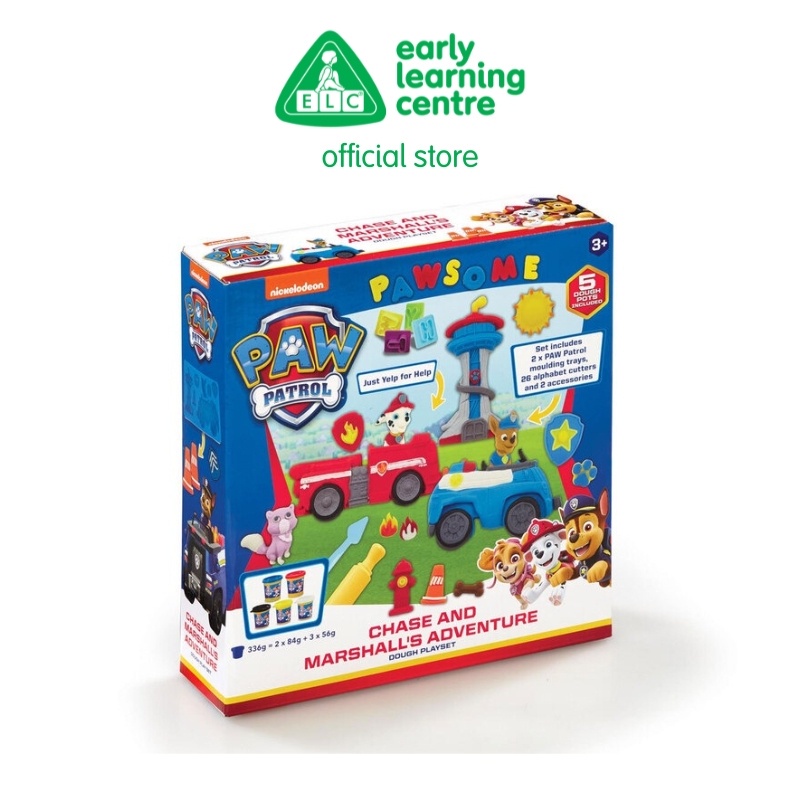 Addo Nick Paw Patrol Chase Marshalls Dough - Mainan Plastisin Anak