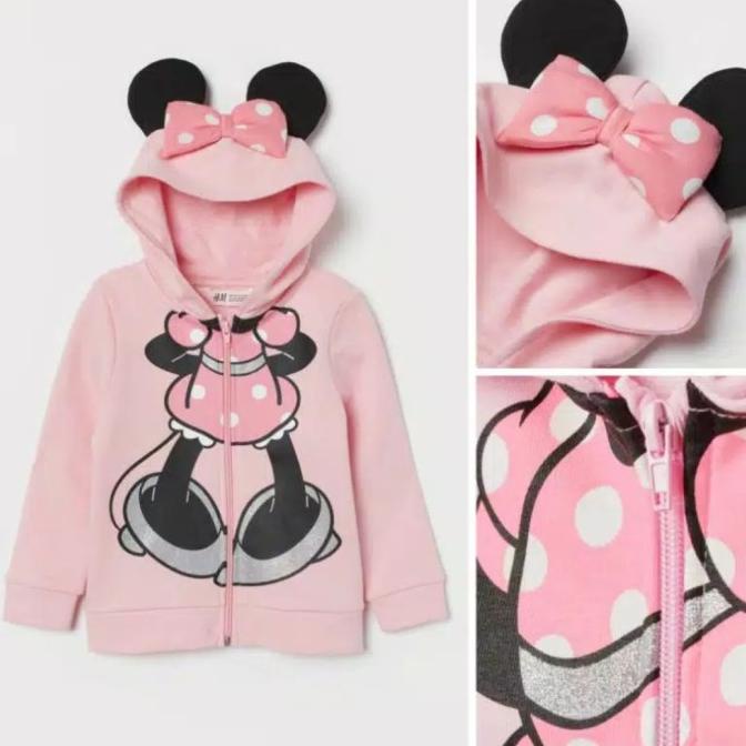 jaket anak lucu cantik Disney Minnie mouse SALE H&M original branded
