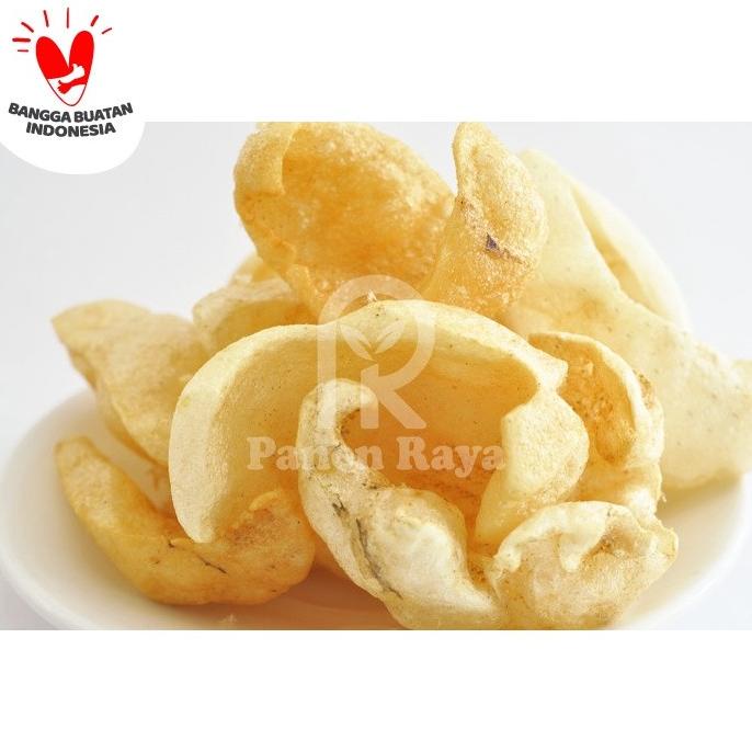 

fif Krupuk Krecek Rambak Kerbau Tipis PR 250gr Keripik Kulit Siap Makan