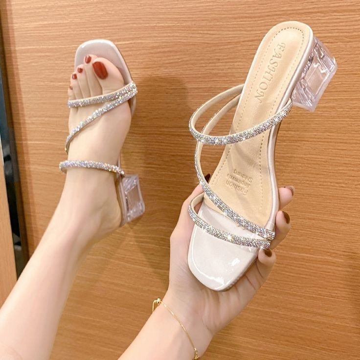 Sendal Hels Heel Hills Korea Impor Style Trendy Sandal Mewah Terpopuler Elegan Terkini Termurah Peng