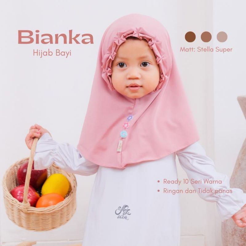 AL ZAFI HIJAB INSTAN ANAK BAYI BIANKA BY BUNGA HIJAB