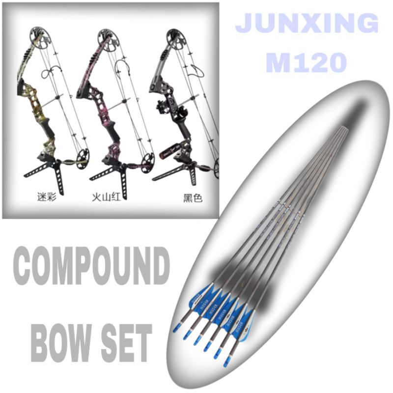 Bow Set - Busur Compound Bow Junxing M120