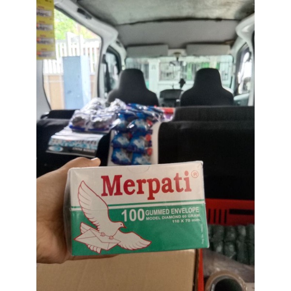 

(1 Box) Amplop Merpati Kecil perekat lem