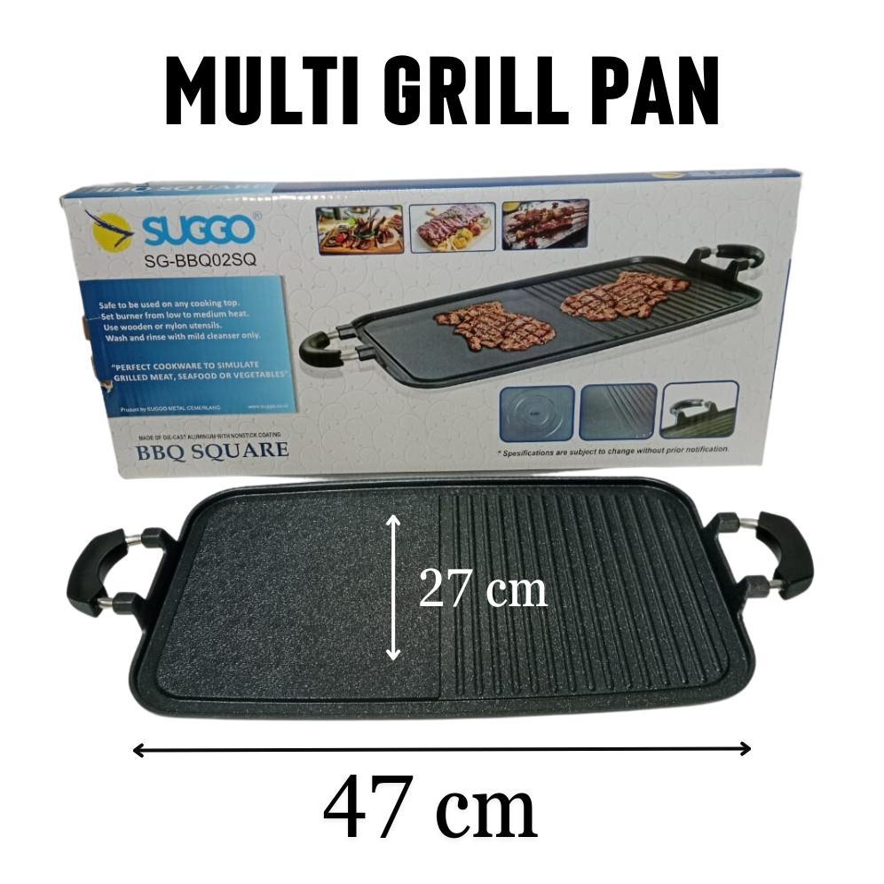 TERLARIS MULTI GRILL PAN SUGGO / ALAT PANGGANGAN ANTI LENGKET / ALAT YAKINIKU GRILL BBQ / PANGGANGAN