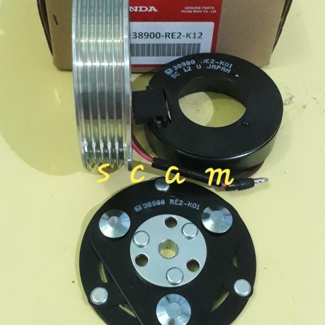 Magnet Clutch Pully Kompresor Ac Honda Brio 1200Cc Original