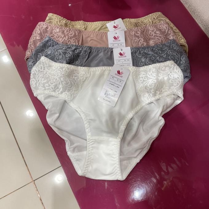Wacoal Basic Collection Midi Panty Aksen Lace IP 4057 R1 celana dalam