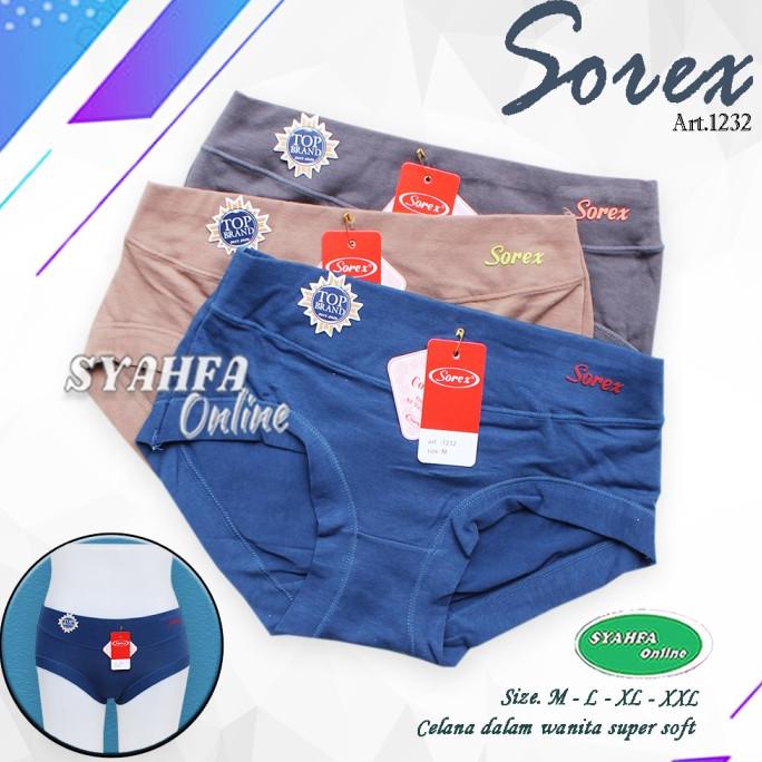 grosir [12pcs] celana dalam sorex 1232 | cd sorex grosir | wanita