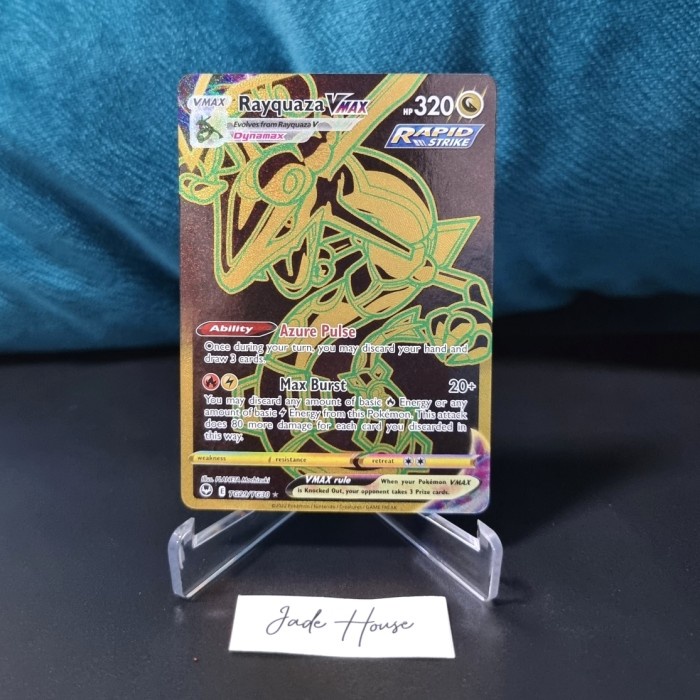✅COD Rayquaza Vmax Tg29/Tg30 Silver Tempest - Kartu Pokemon Tcg English Diskon