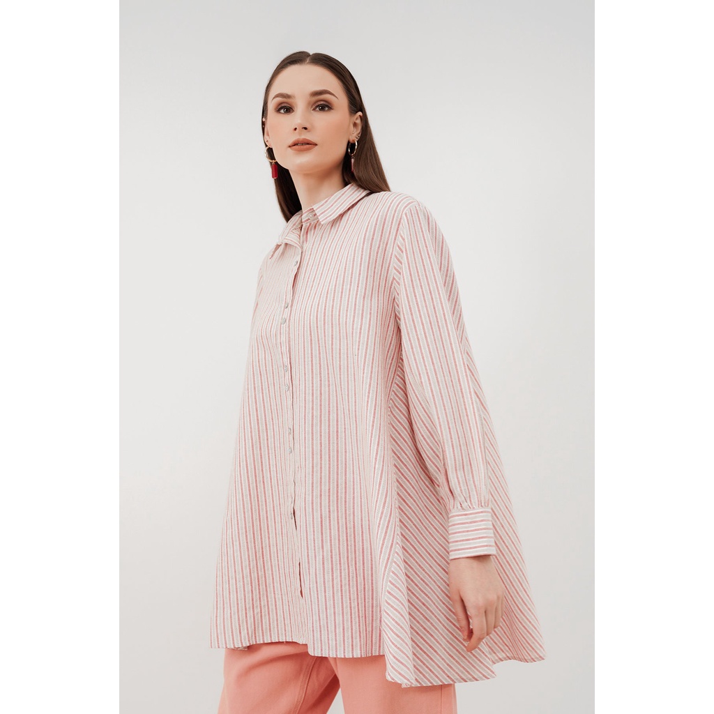 Benang Jarum - Double Button Shirt - Red