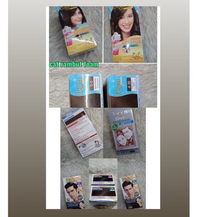 Hair Foam - Cat Rambut Foam Bigen Brand Untuk Pria Dan Wanita Original Thailand