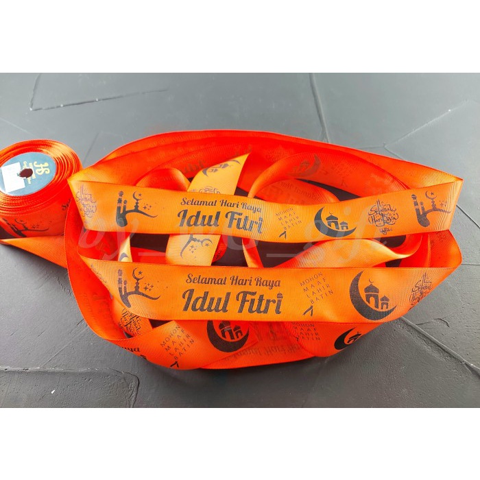 

Pita Idul Fitri -Gross Grain- Orange - D;Lebar 3.8cm ;Panjang 20 yard