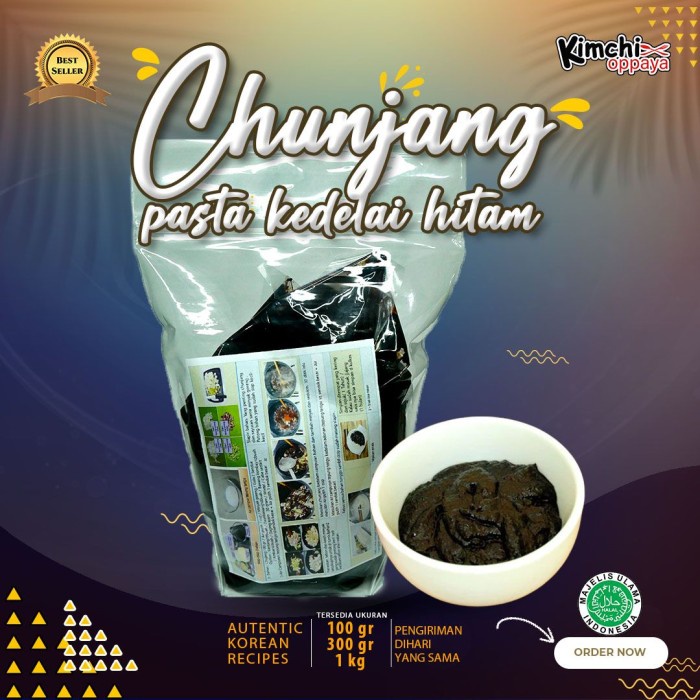 

Promo Chunjang Jjajang Halal Pasta Kedelai Hitam 1 Kg Saus Jjajangmyeon