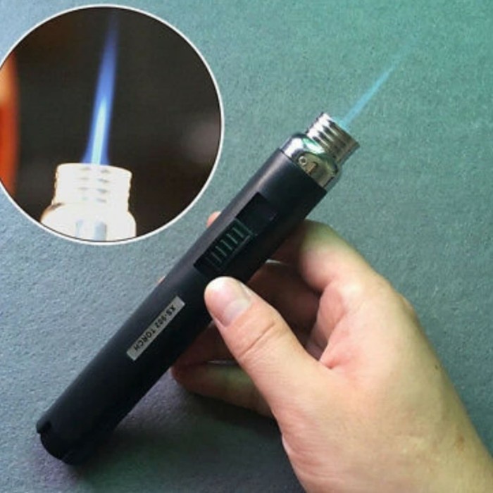 Promo Pencil Blow Torch Portable Butane Gas Lighter Mini Jet Pen Lighter