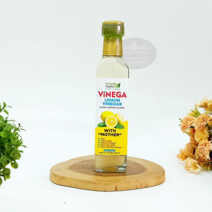 

Terlaris DEHEALTH SUPPLIES - VINEGA VINEGAR Cuka Lemon Alami 250ml SALE
