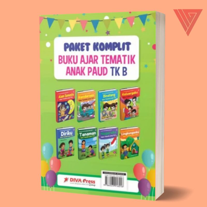 Iyig - Paket Komplit Buku Ajar Tematik Anak Paud Tk B - Buku Tk B - Buku Anak - Laksana