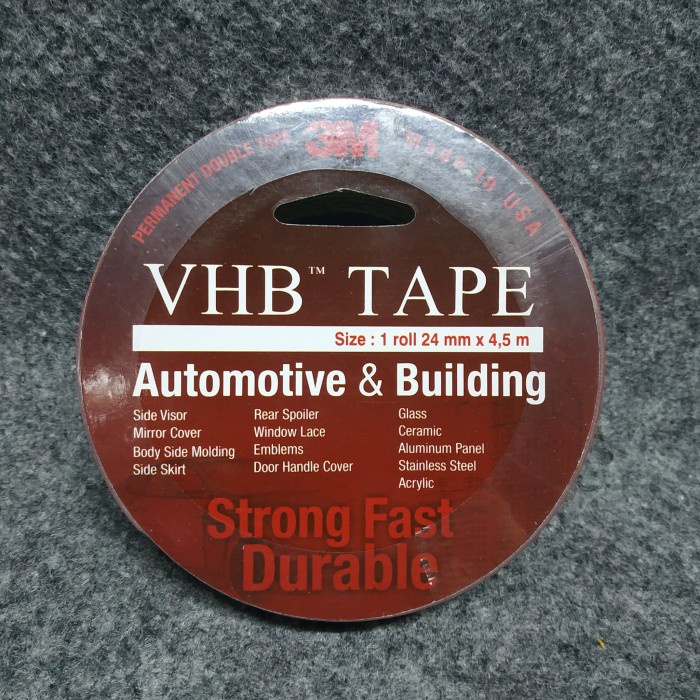 

Double Tape 3M VHB 24mm x 4.5m Made in USA