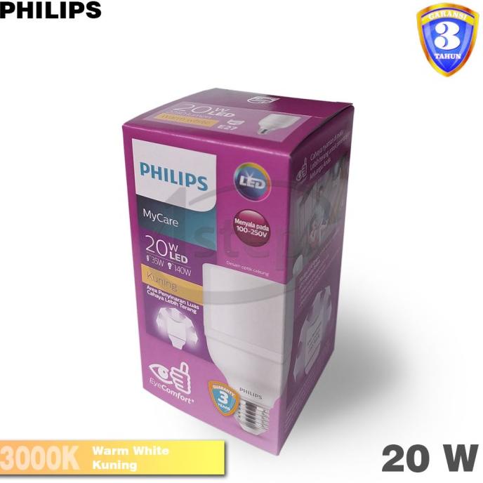 Lampu LED Bulb Philips LEDBright 20W 20 Watt 20Watt LED Bright Kuning