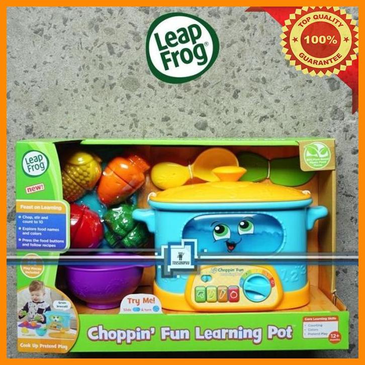 (TGP) LEAP FROG CHOPPIN FUN LEARNING POT LEAPFROG MAINAN MASAK POTONG