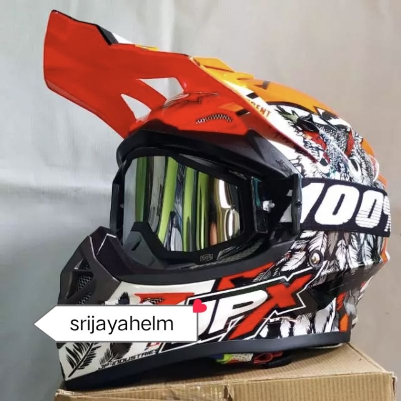 HELM JPX FOX 1 X13 /JPX CROSS//HELM TRAIL PAKET GOGLE