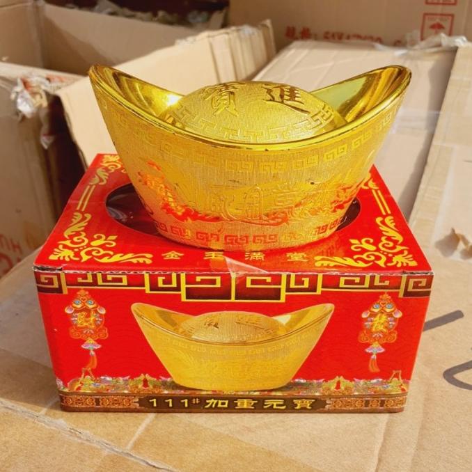 

Pajangan Yenpao Emas Box Duid China Dekorasi Imlek Murah Yenpau Emas Limited Edition