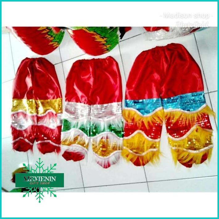 XIEXIENIN Celana Barongsai Remaja Dewasa Kostum Barongsay Murah Baju Barongsai