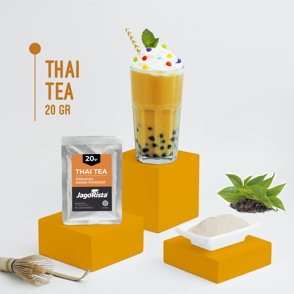 

Sachet Jagorista Thaitea Premium Bubble Drink Powder