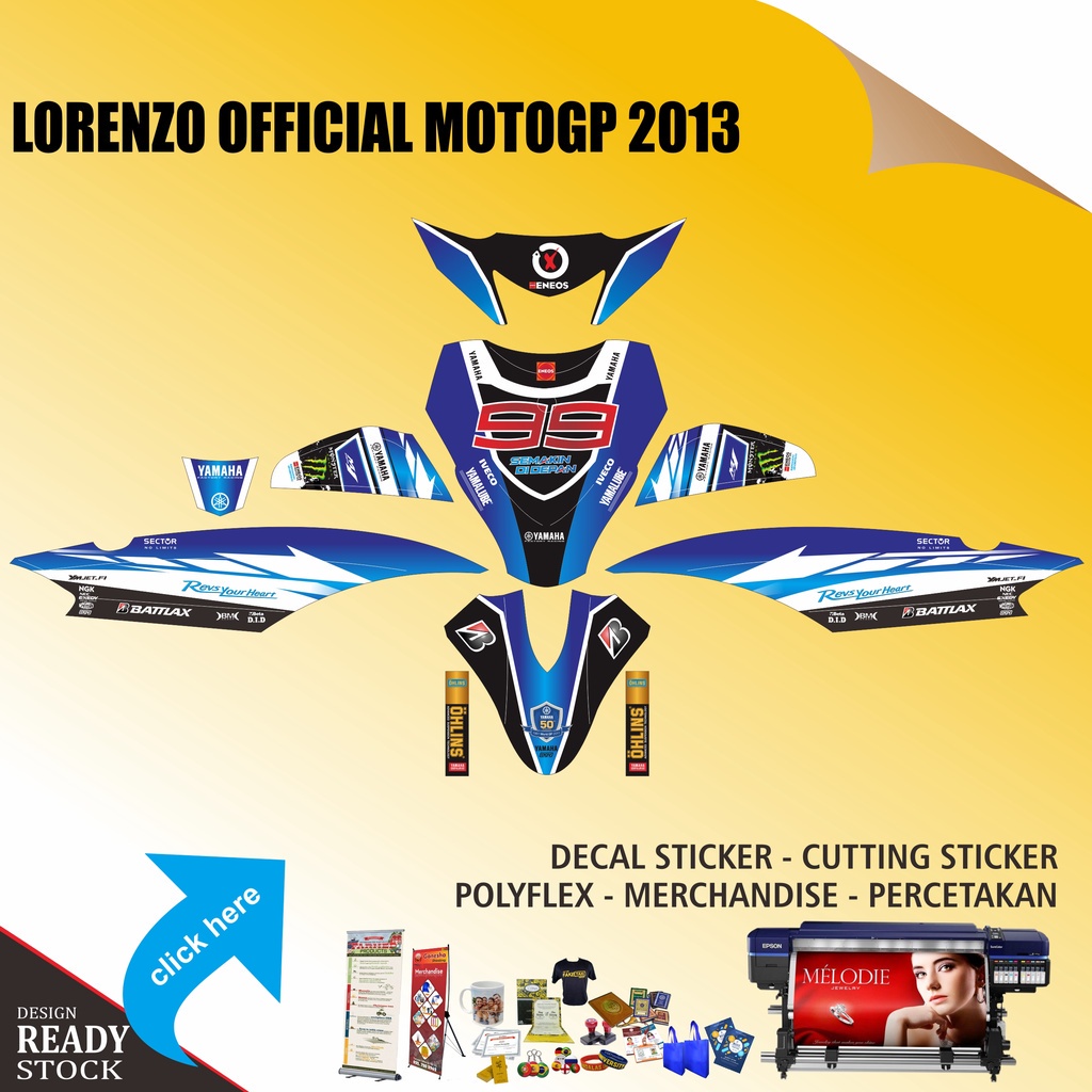 Decal Mio J Full Body Stiker Mio J Full Body ME Moto Gp petronas bisa Bayar COD